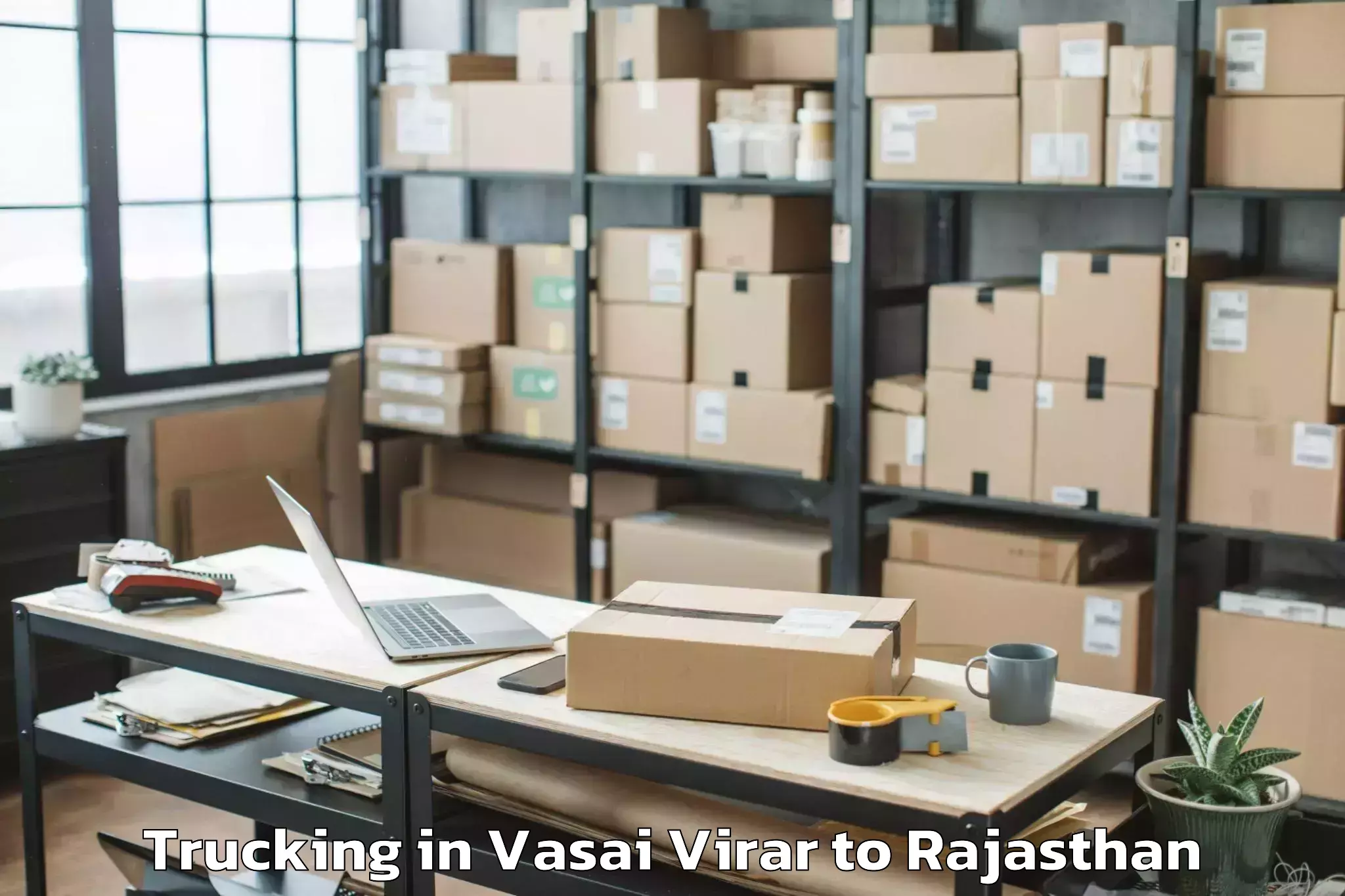 Book Vasai Virar to Raffles University Neemrana Trucking Online